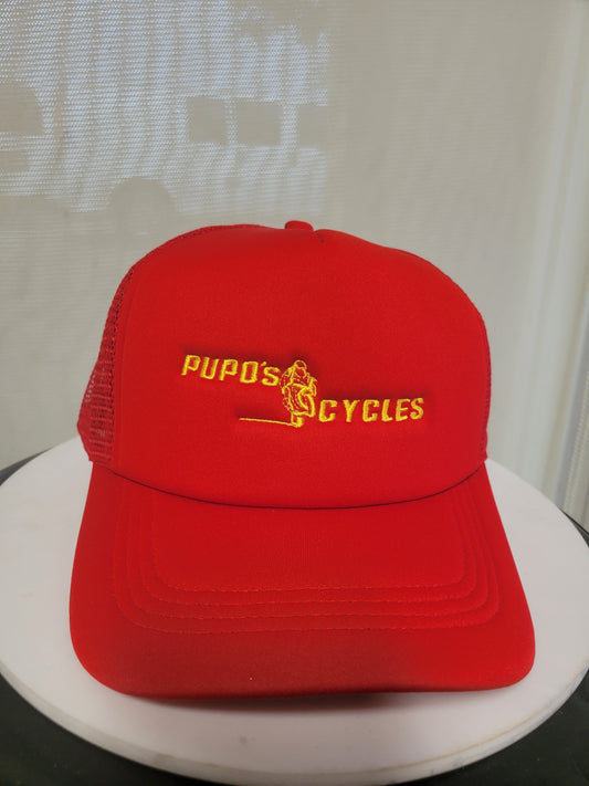 Pupo's Cycles Unisex Fashion All-Match Street Sports Lightweight Breathable Baseball Cap,