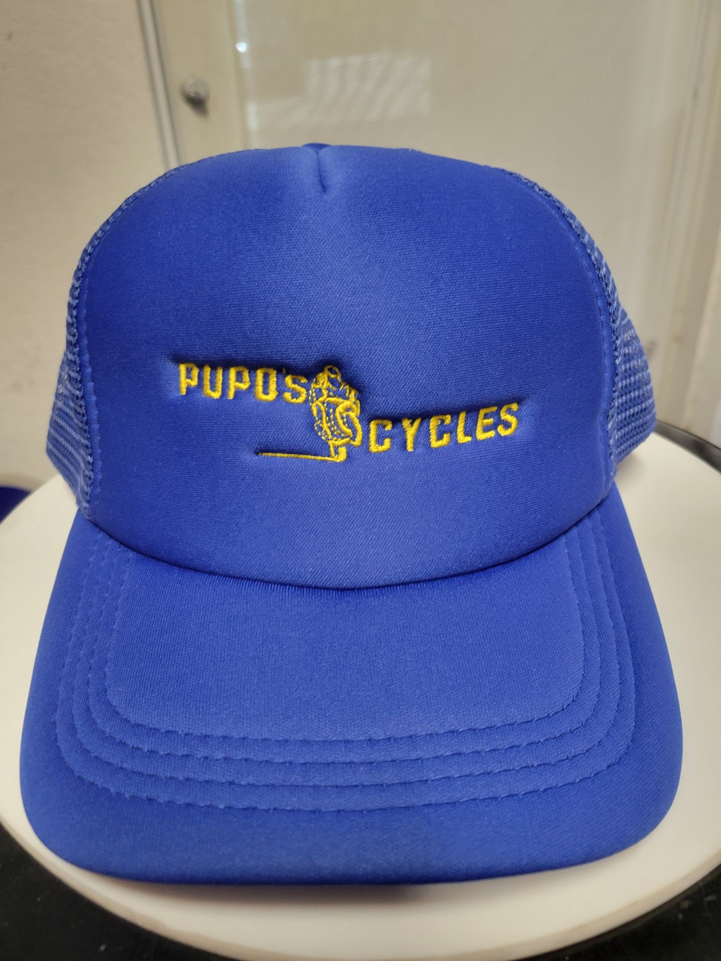 Pupo's Cycles Unisex Fashion All-Match Street Sports Lightweight Breathable Baseball Cap,